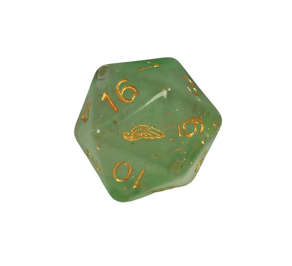 Dice d20 w/ wing symbol