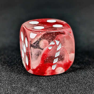 Holidice Candy Cane d6 pipped w/ symbol