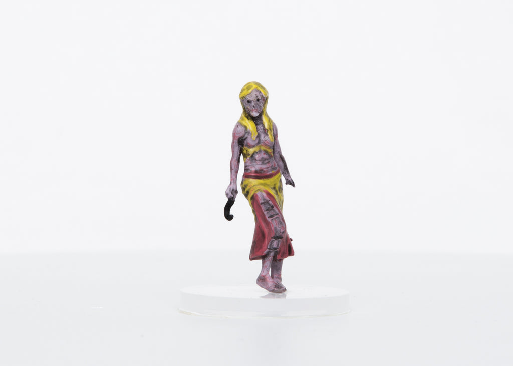 Zombie Female Human Butcher 28mm Plastic Mini